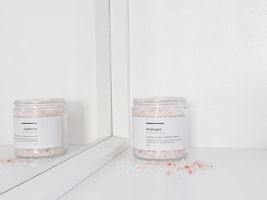 discover the benefits of our 100% natural mineral bath soak